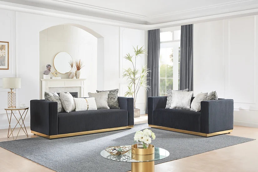 S3168 Alisha Sofa & Loveseat Set