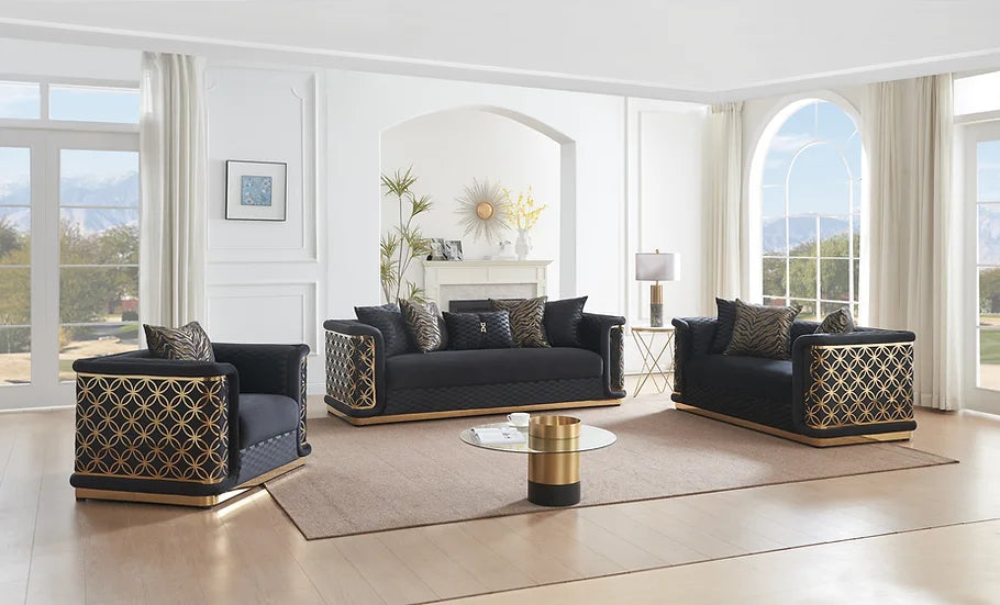 S3390 Riya Sofa & Loveseat Set