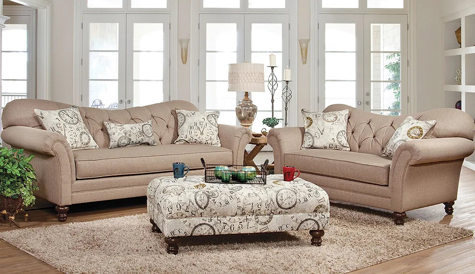 S8750 Abington Safari Sofa & Loveseat Set