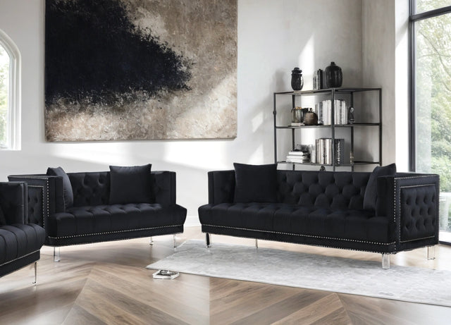 Lucas Black Sofa & Loveseat