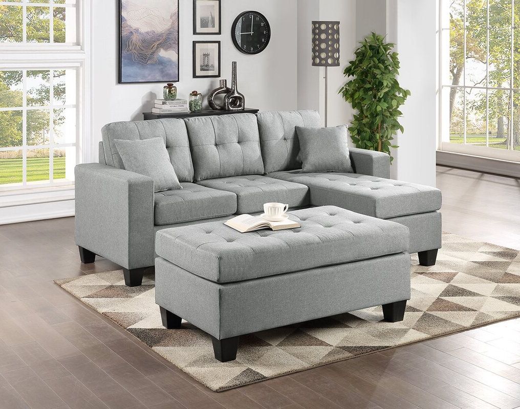 Lino Naomi - Sectional y otomana reversible