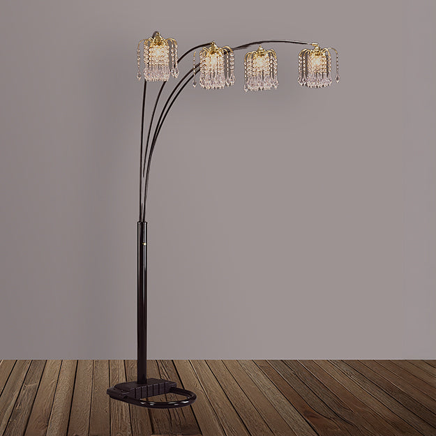 RAIN DROP ARC LAMP 84"H